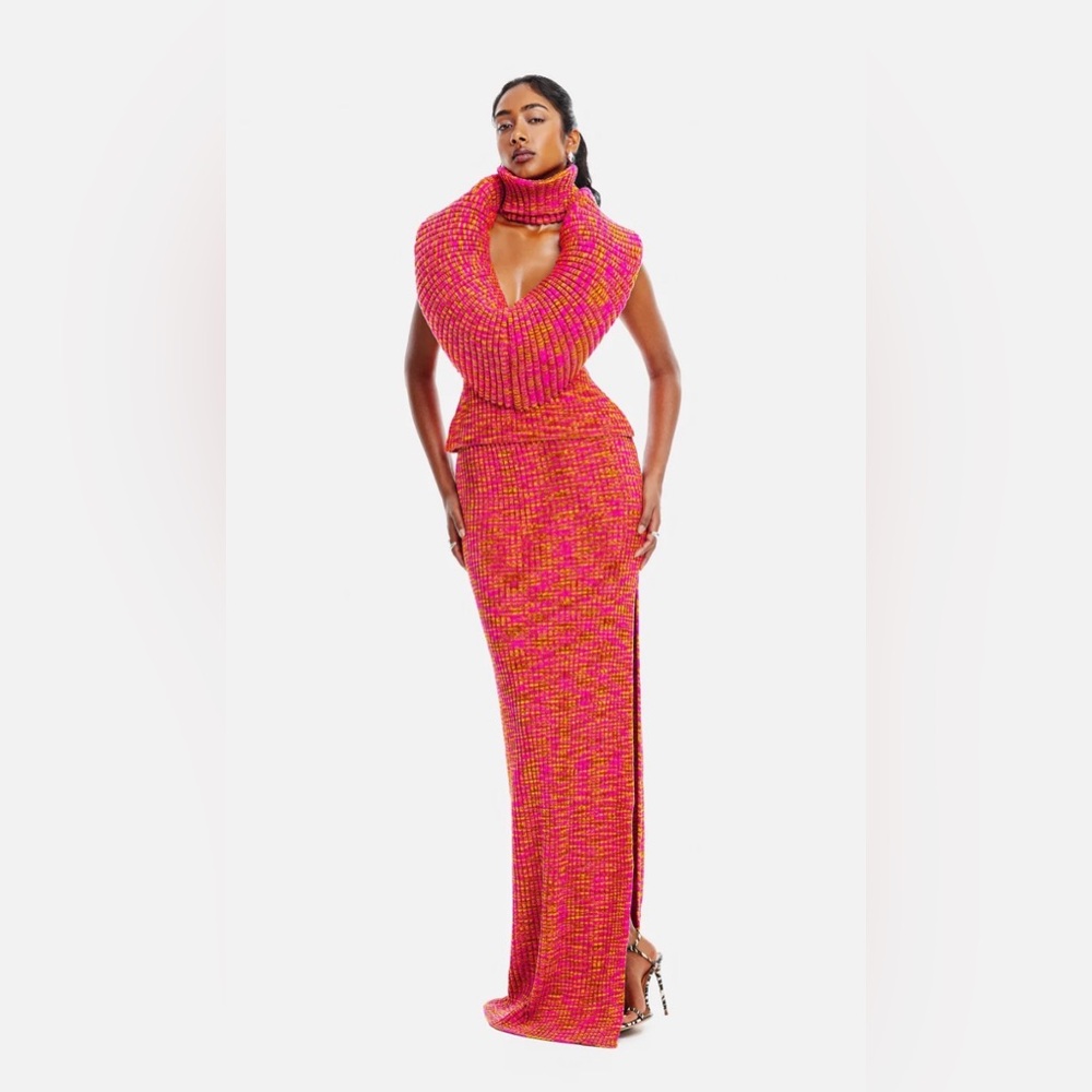 NWT Hanifa Elara Two Piece Set Raspberry Multi